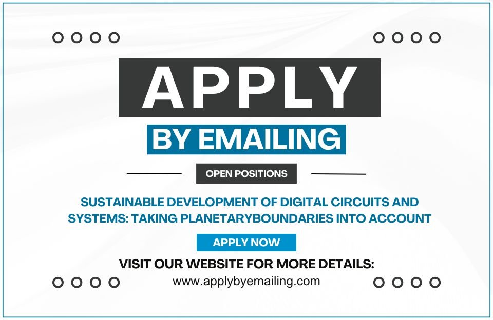 Sustainable development of digital circuits and systems: Taking planetaryboundaries into account